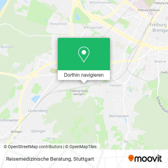 Reisemedizinische Beratung Karte