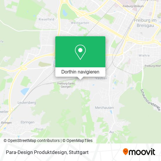 Para-Design Produktdesign Karte