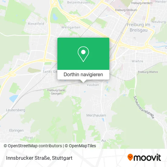 Innsbrucker Straße Karte