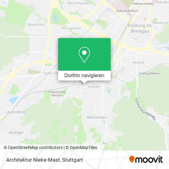 Architektur Nieke-Mast Karte