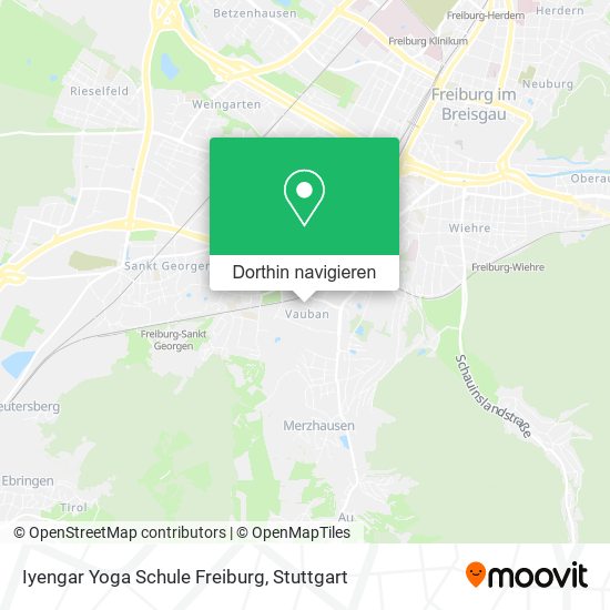 Iyengar Yoga Schule Freiburg Karte