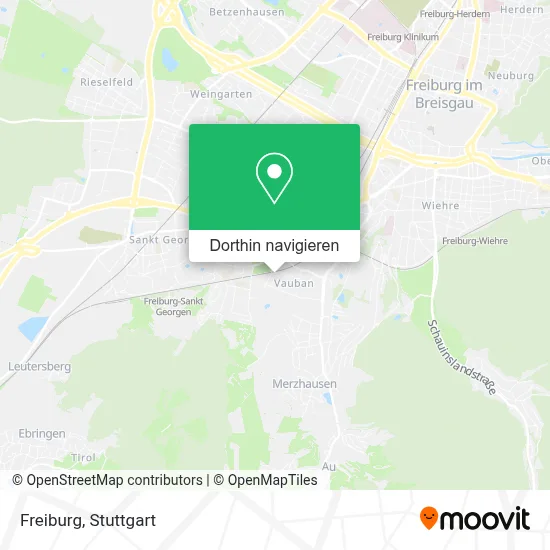 Freiburg Karte