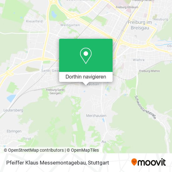 Pfeiffer Klaus Messemontagebau Karte
