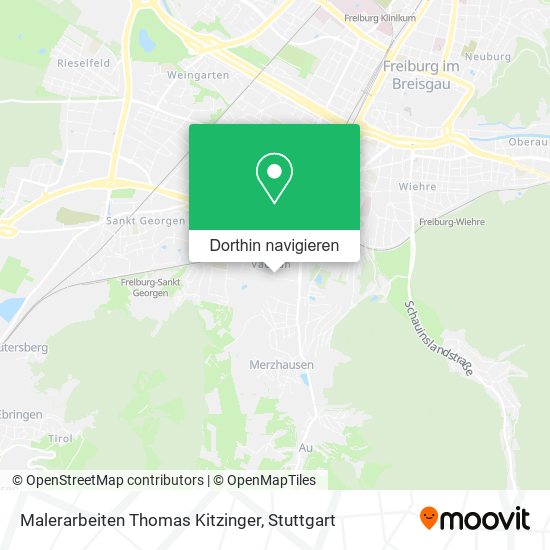 Malerarbeiten Thomas Kitzinger Karte