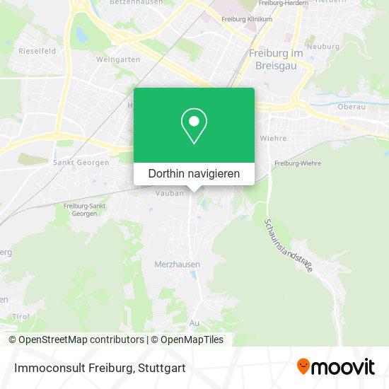 Immoconsult Freiburg Karte