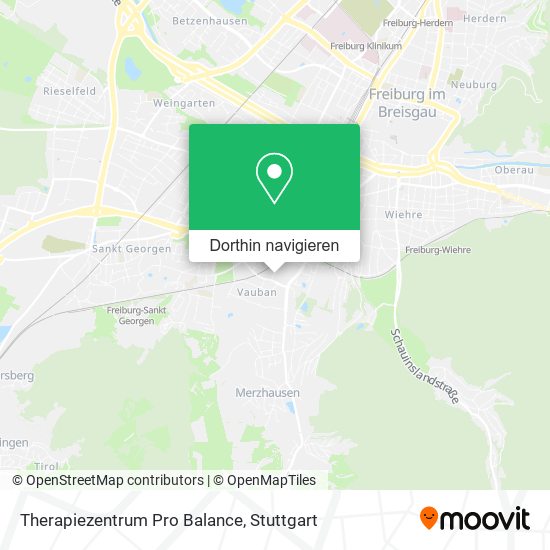 Therapiezentrum Pro Balance Karte