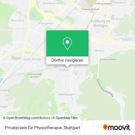 Privatpraxis für Physiotherapie Karte