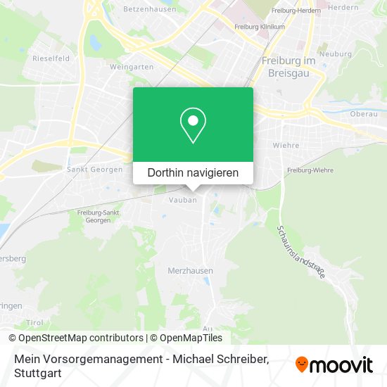 Mein Vorsorgemanagement - Michael Schreiber Karte