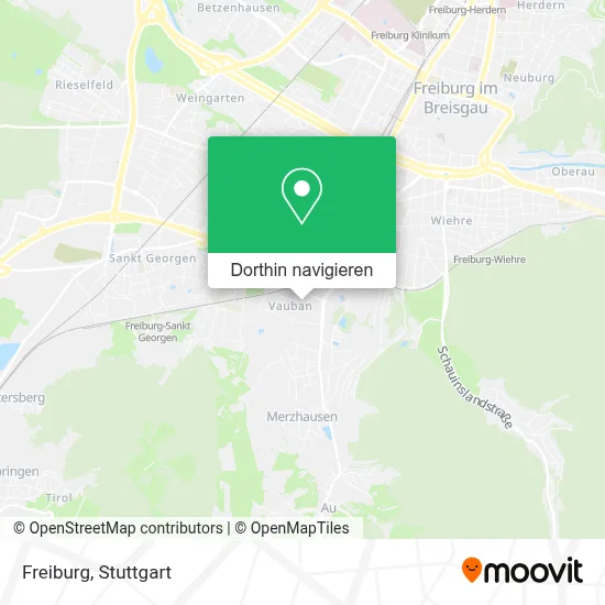 Freiburg Karte