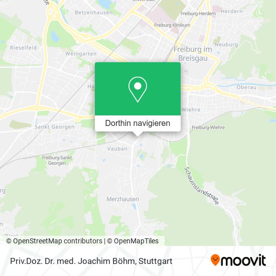 Priv.Doz. Dr. med. Joachim Böhm Karte