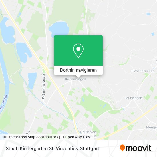 Städt. Kindergarten St. Vinzentius Karte
