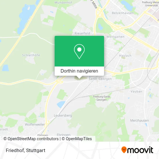 Friedhof Karte