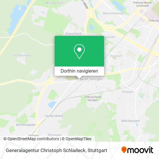 Generalagentur Christoph Schladeck Karte