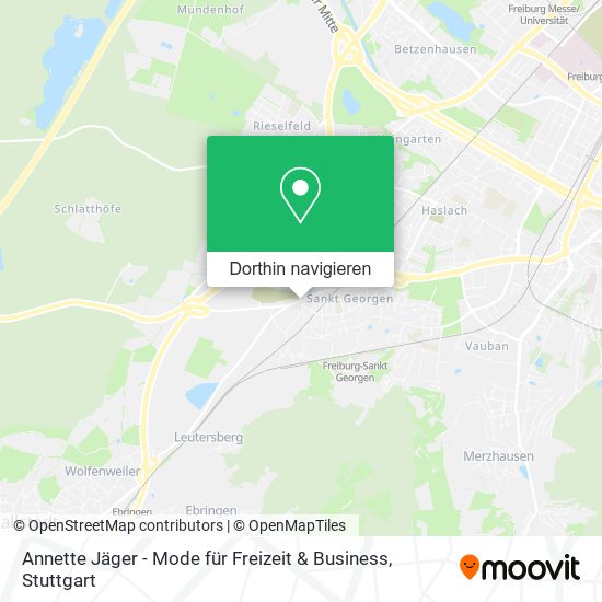 Annette Jäger - Mode für Freizeit & Business Karte