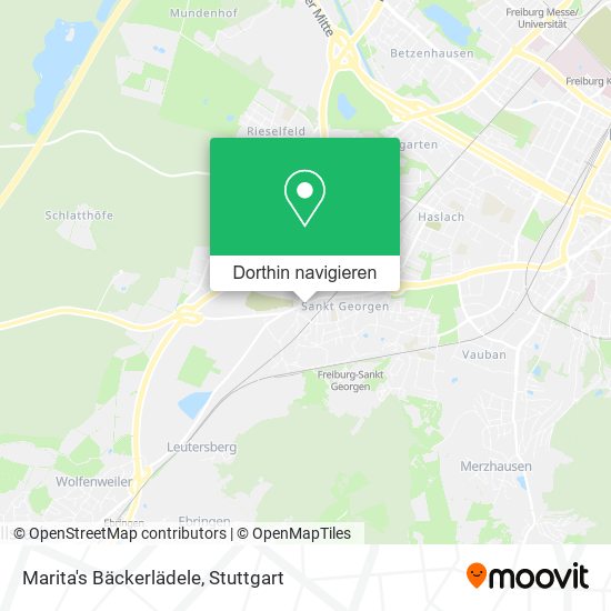 Marita's Bäckerlädele Karte