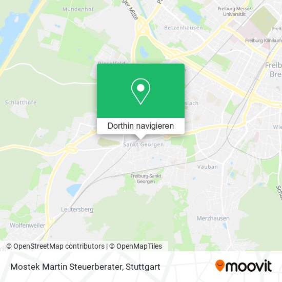 Mostek Martin Steuerberater Karte