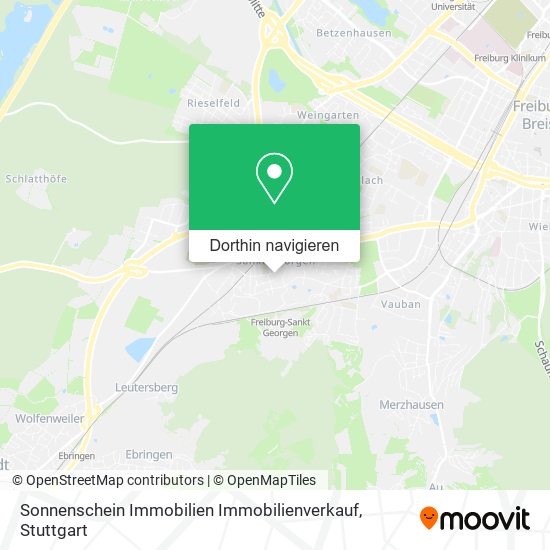 Sonnenschein Immobilien Immobilienverkauf Karte