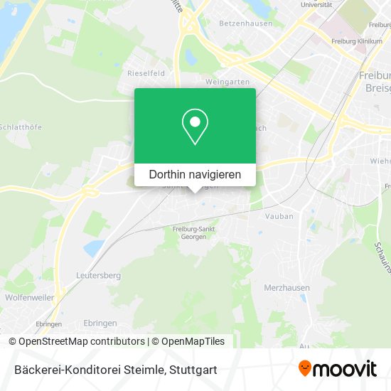 Bäckerei-Konditorei Steimle Karte