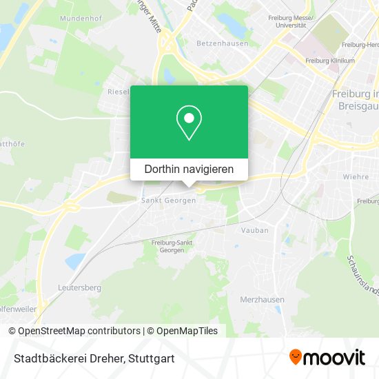 Stadtbäckerei Dreher Karte
