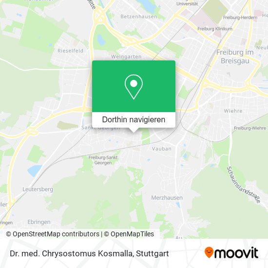 Dr. med. Chrysostomus Kosmalla Karte