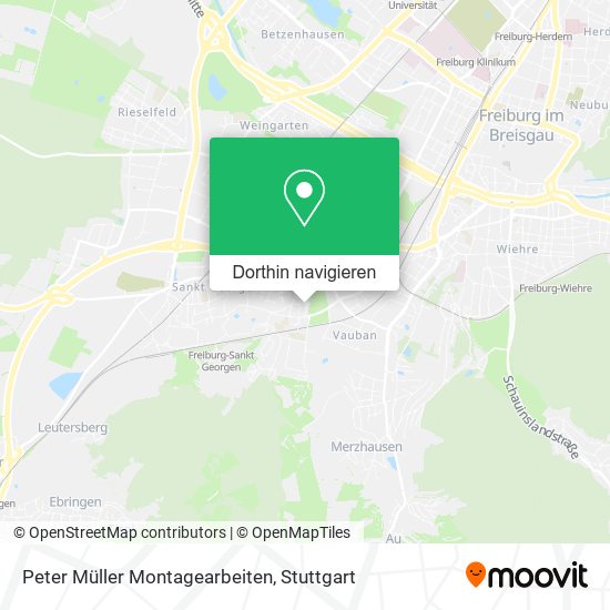 Peter Müller Montagearbeiten Karte