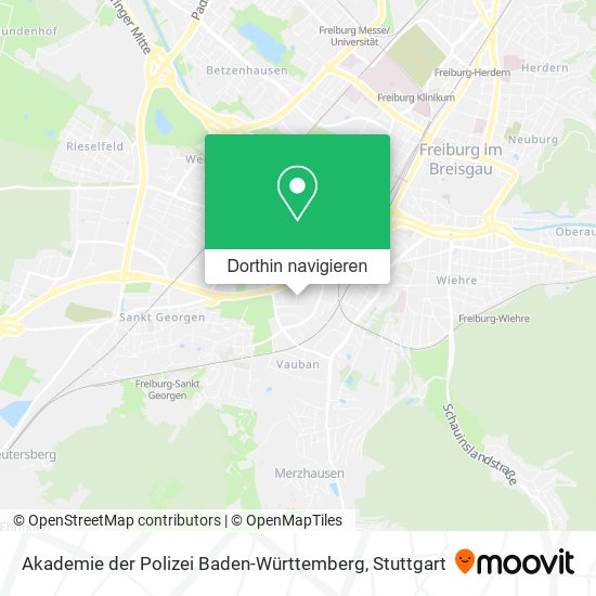 Akademie der Polizei Baden-Württemberg Karte