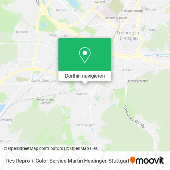 Rcs Repro + Color Service Martin Heidinger Karte