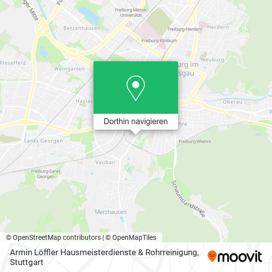 Armin Löffler Hausmeisterdienste & Rohrreinigung Karte