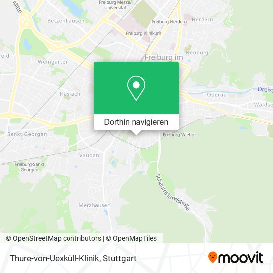 Thure-von-Uexküll-Klinik Karte