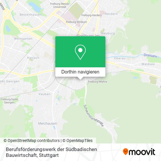 Berufsförderungswerk der Südbadischen Bauwirtschaft Karte