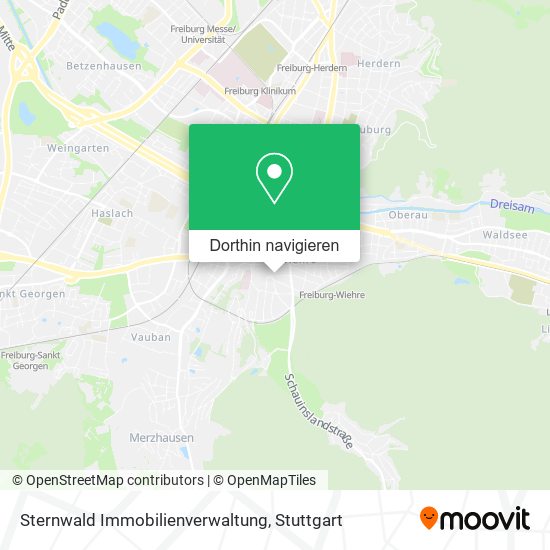 Sternwald Immobilienverwaltung Karte