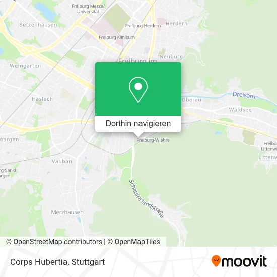 Corps Hubertia Karte