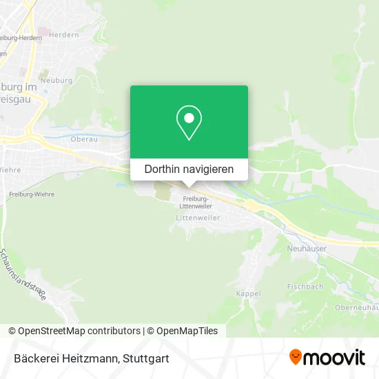 Bäckerei Heitzmann Karte