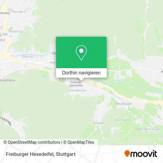 Freiburger Hexedeifel Karte