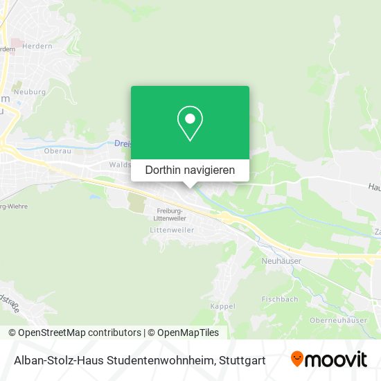 Alban-Stolz-Haus Studentenwohnheim Karte