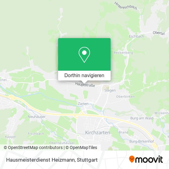 Hausmeisterdienst Heizmann Karte