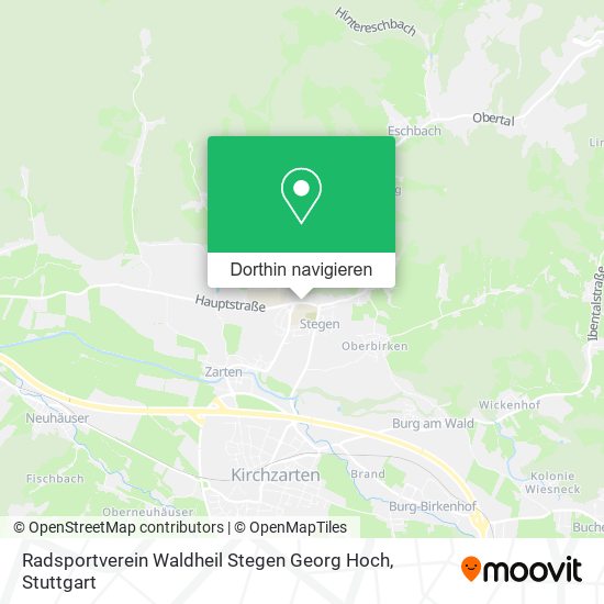 Radsportverein Waldheil Stegen Georg Hoch Karte