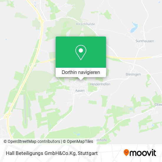 Hall Beteiligungs GmbH&Co.Kg Karte