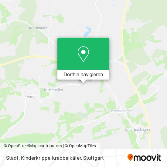 Städt. Kinderkrippe Krabbelkäfer Karte