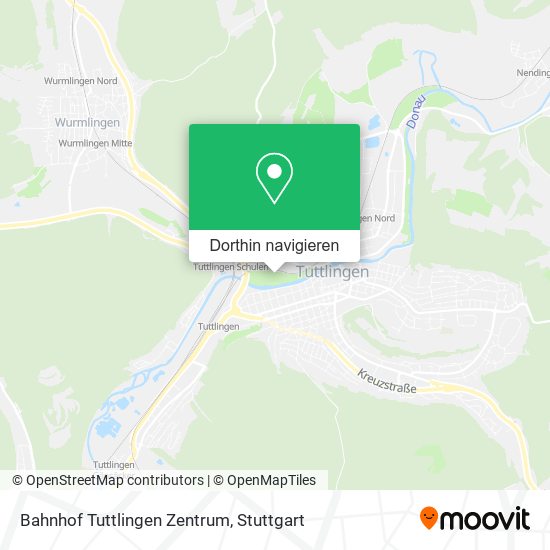 Bahnhof Tuttlingen Zentrum Karte