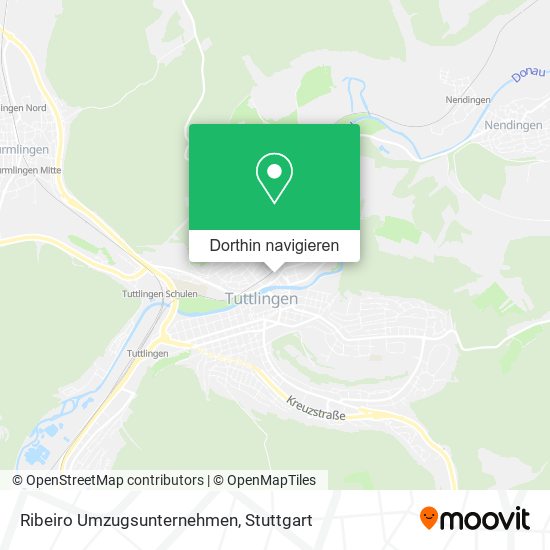 Ribeiro Umzugsunternehmen Karte