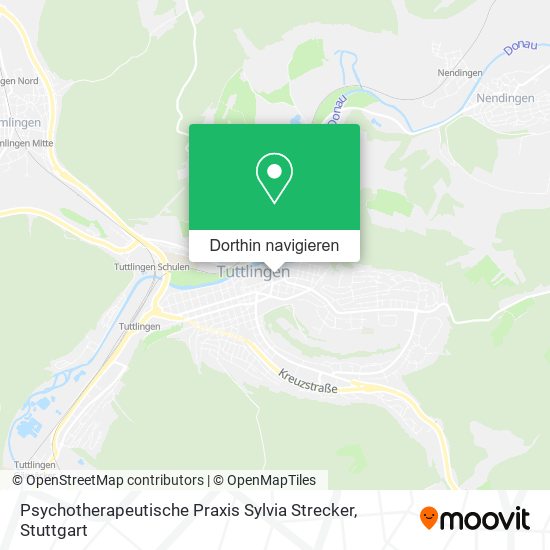Psychotherapeutische Praxis Sylvia Strecker Karte