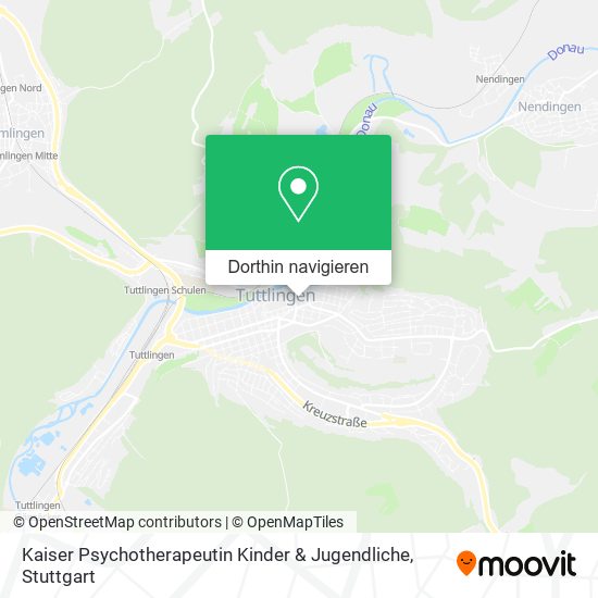 Kaiser Psychotherapeutin Kinder & Jugendliche Karte