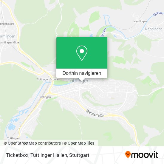 Ticketbox, Tuttlinger Hallen Karte