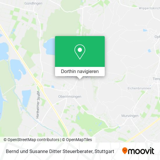 Bernd und Susanne Ditter Steuerberater Karte
