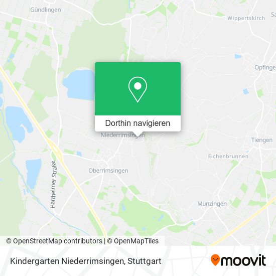 Kindergarten Niederrimsingen Karte