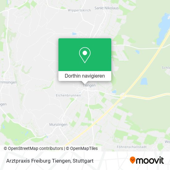 Arztpraxis Freiburg Tiengen Karte