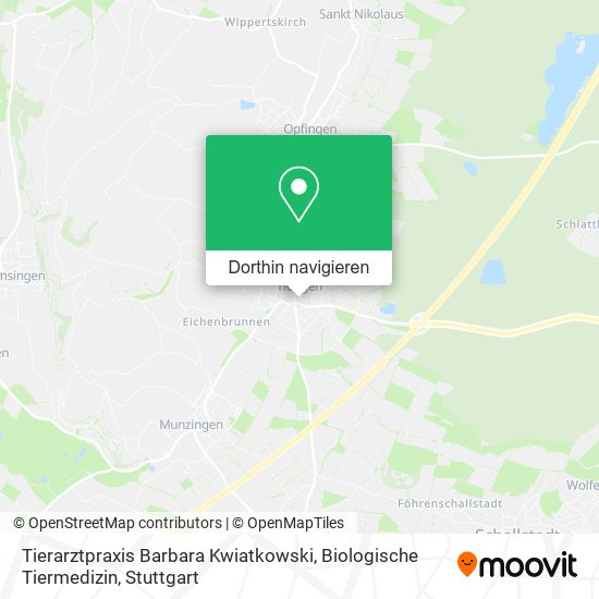 Tierarztpraxis Barbara Kwiatkowski, Biologische Tiermedizin Karte