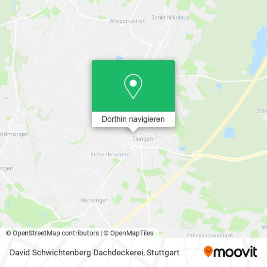 David Schwichtenberg Dachdeckerei Karte