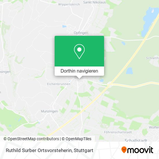 Ruthild Surber Ortsvorsteherin Karte